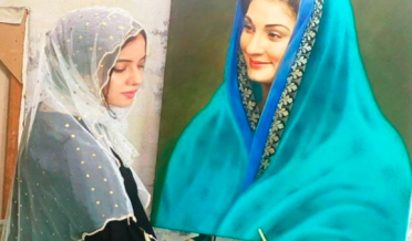 maryum nawaz paintings by rabi peerzada