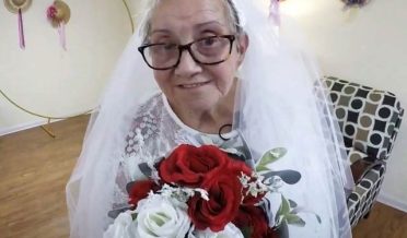 77 year old bride in usa married herself