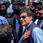 imran khan in ihc after getting bailed from cases
