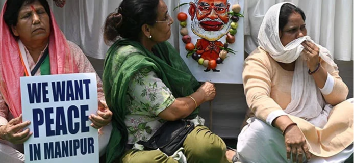 INDIA MANIPUR PROTEST