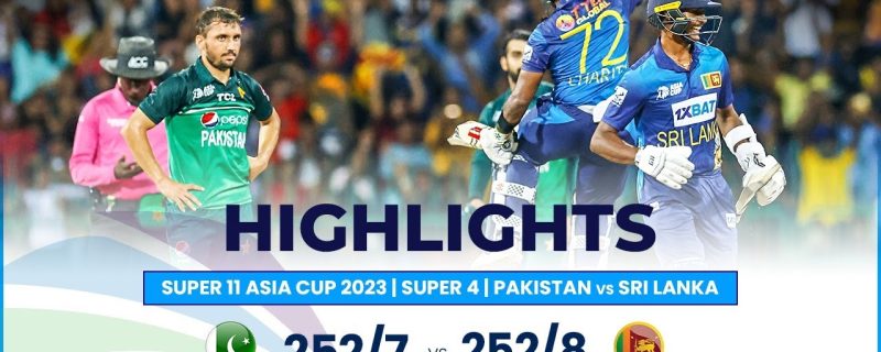 ASIA CUP PAK VS SIRILANKA