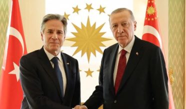 US FM ANTONY MET TURKISH PRESIDENT ERODGAN