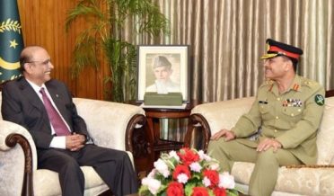 ARMY CHIEF AND PRESIDENT MEETING