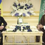 Ukrainian president meet crown prince salmanbinabdulaziz