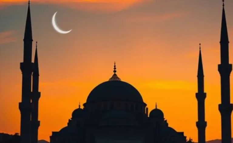 eidulfitar moon mosque