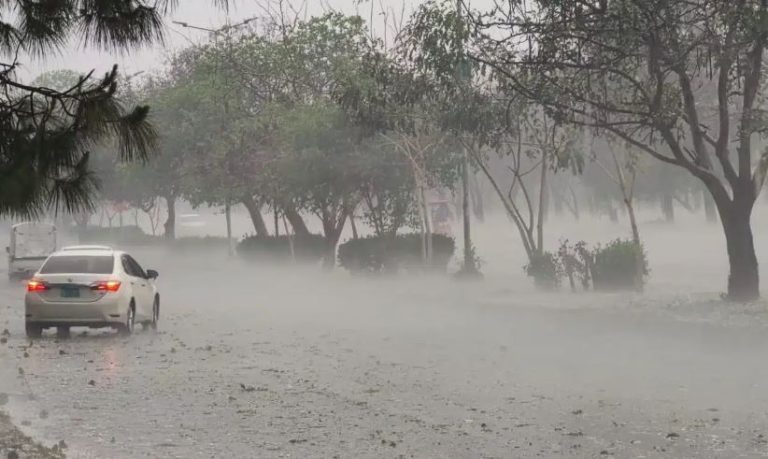 hailstorm rain alert