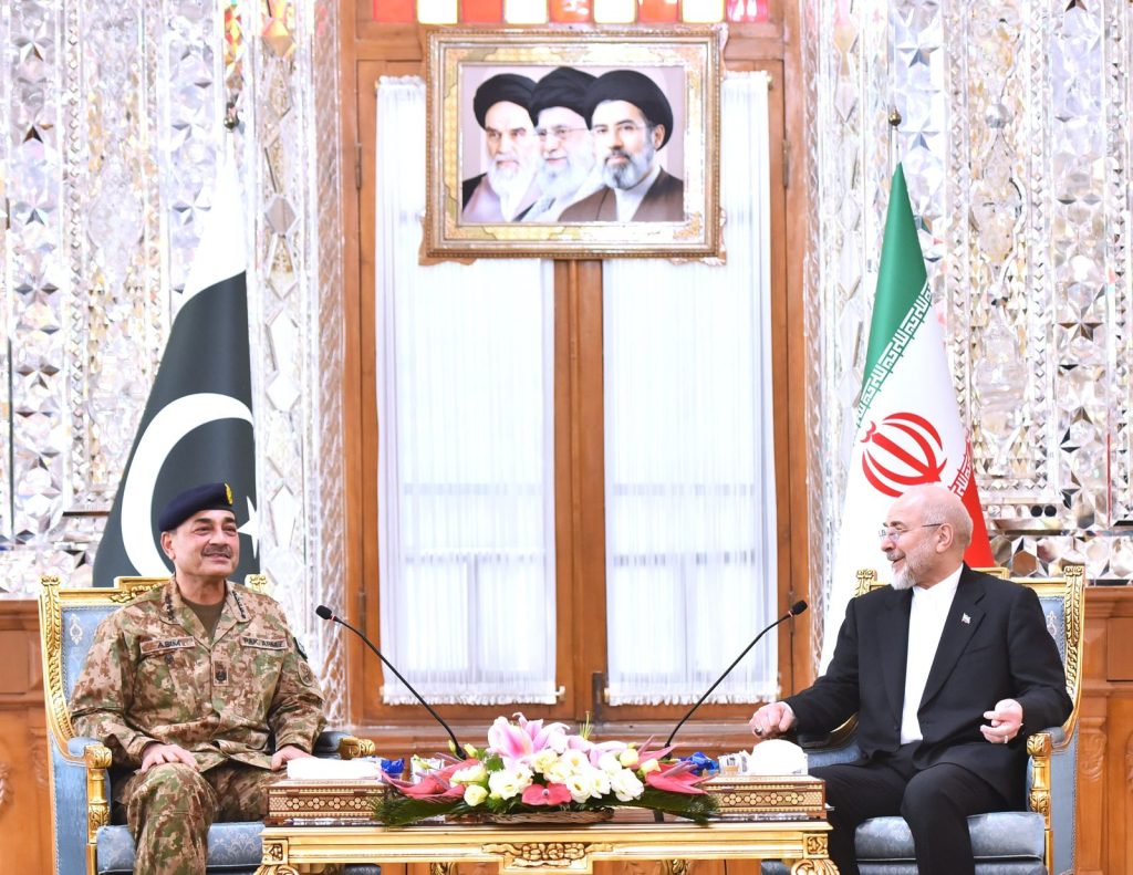 فیلڈ مارشل سید عاصم منیر کی تہران میں اسپیکر قالیباف سے ملاقات